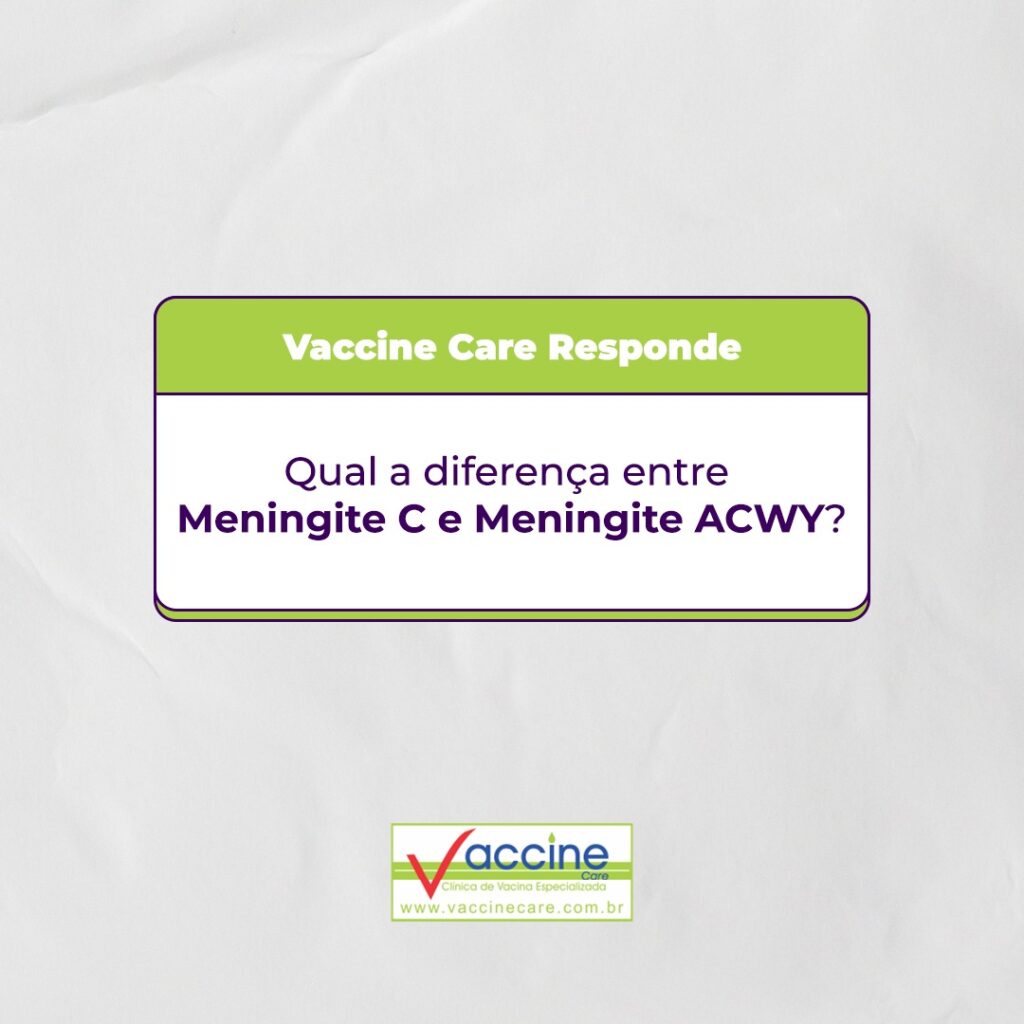 Meningite C e Meningite ACWY