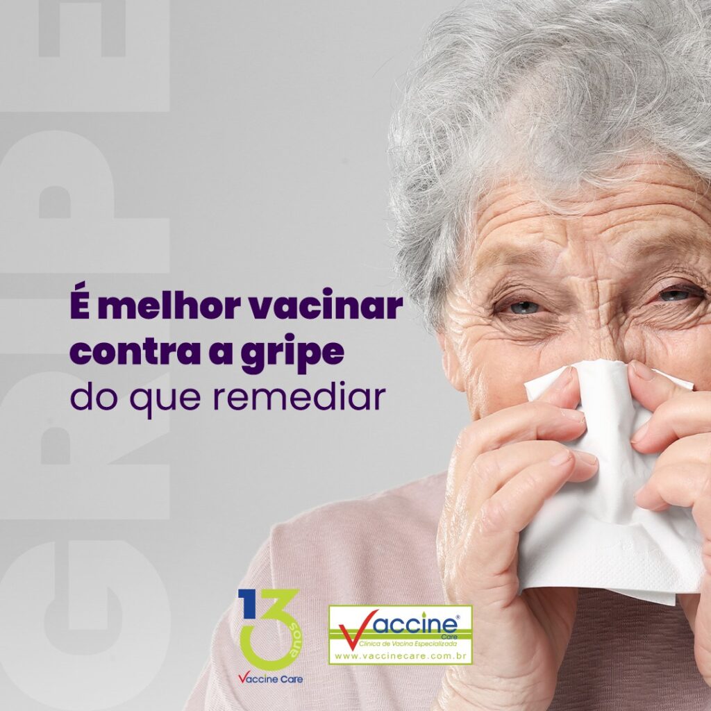 É melhor vacinar contra a gripe, do que remediar.