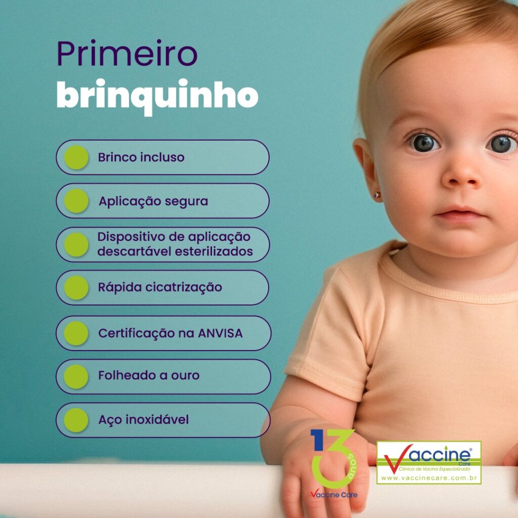 Primeiro brinquinho.